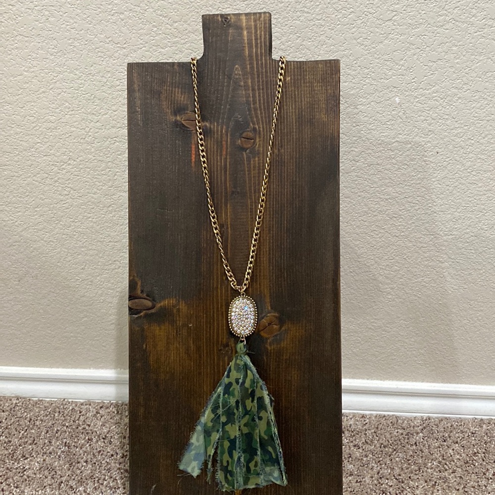 Long gold chain necklace - adjustable